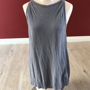 reset cotton/ linen taupe tank